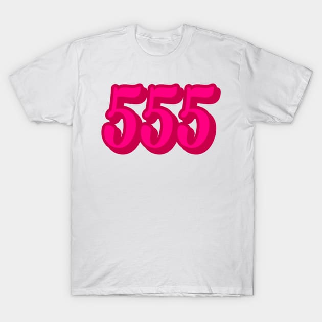 555 T-Shirt by bellalee7